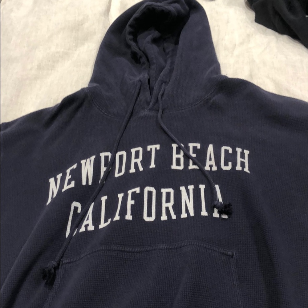 navy blue brandy hoodie